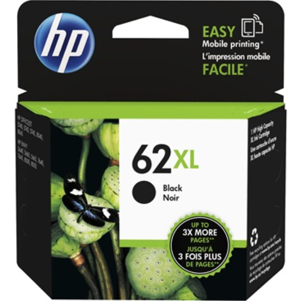 HP 62XL High Yield Black Original Ink Cartridge